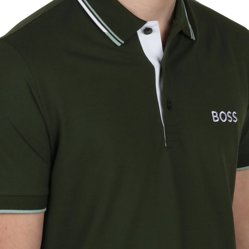 Boss Paddy Pro Open Green Polo Shirt M 50469102-355