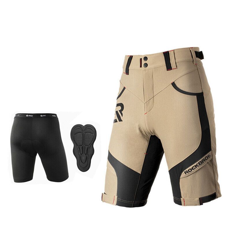 Meeste lühikesed püksid Rockbros Cycling 2in1 XL