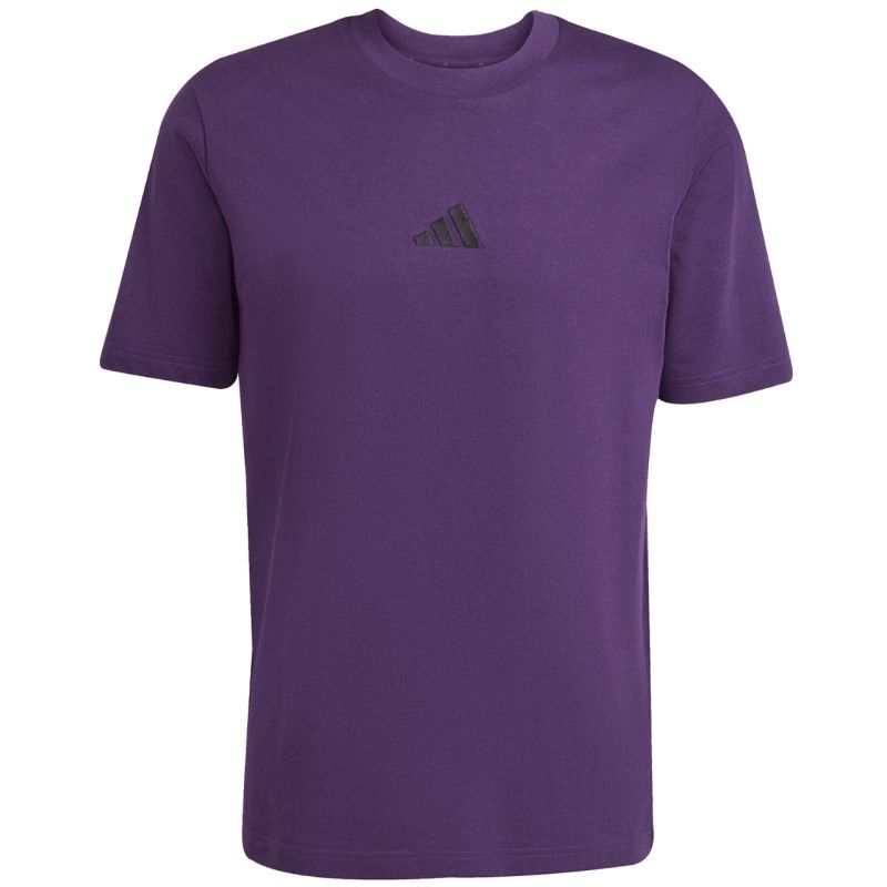 Men's adidas Essentials Small Logo Single Jersey Purple JW6232
