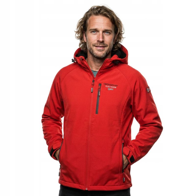 Geographical Norway Takito DB 009 M WY1162H/GN-RED Softshell Jacket