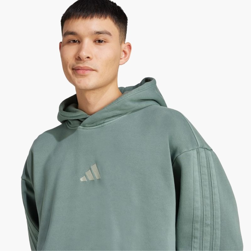 Мужская толстовка Adidas A SZN W FL HD JL6538 зеленый