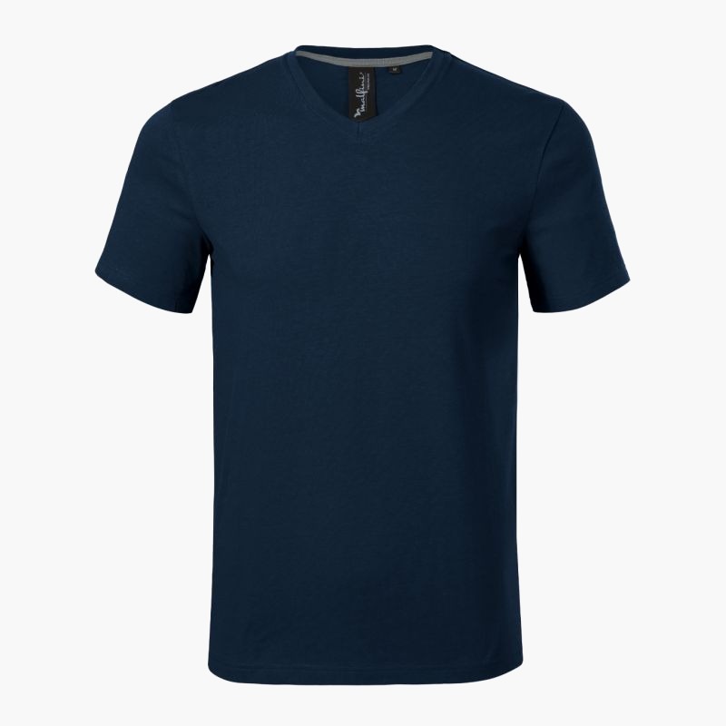 Malfini Action V-neck T-shirt M MLI-70002 navy blue