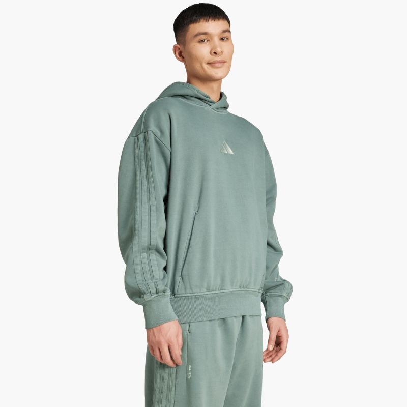 Мужская толстовка Adidas A SZN W FL HD JL6538 зеленый