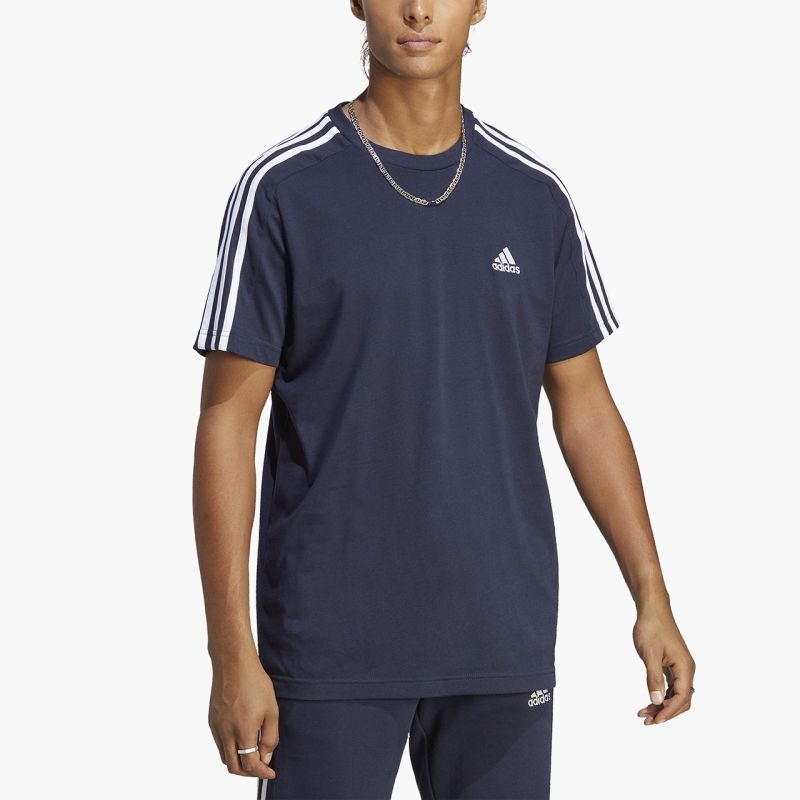 adidas Essentials Single Jersey 3-Stripes Tee M IC9335