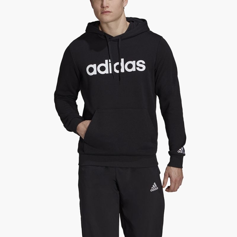 adidas Essentials French Terry Linear Logo Hoodie M GK9064