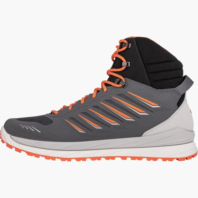 Lowa Axos GTX Mid gore-tex graphite/flame waterproof men's trekking shoes (310844 7952)