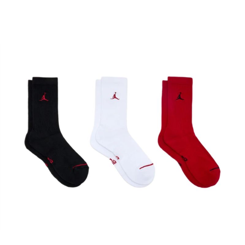 Meeste must sokid Air Jordan Everyday Cushioned Crew Basketball 6-Pack - HV6228-900