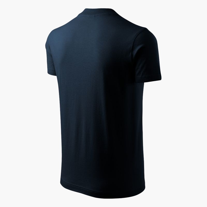 Malfini V-neck T-shirt M MLI-10202 navy blue