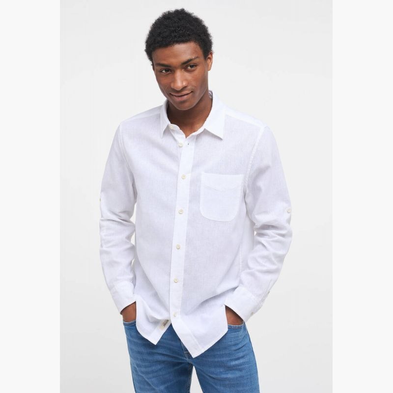 Mustang Clemens Linen Cotton Shirt M 1014356-2045