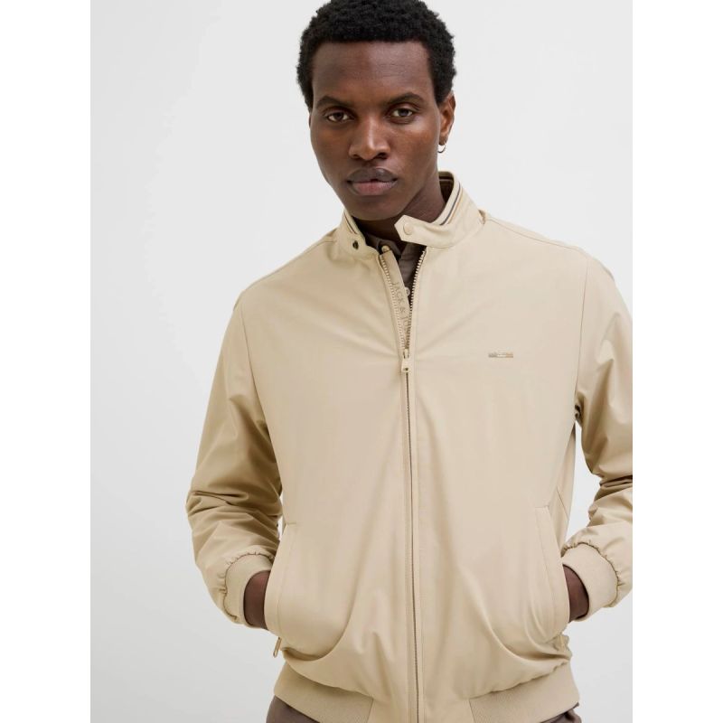 Jack&Jones men's jacket JPRBLUBRAD BOMBER JACKET SN 12273393 WHITE PEPPER