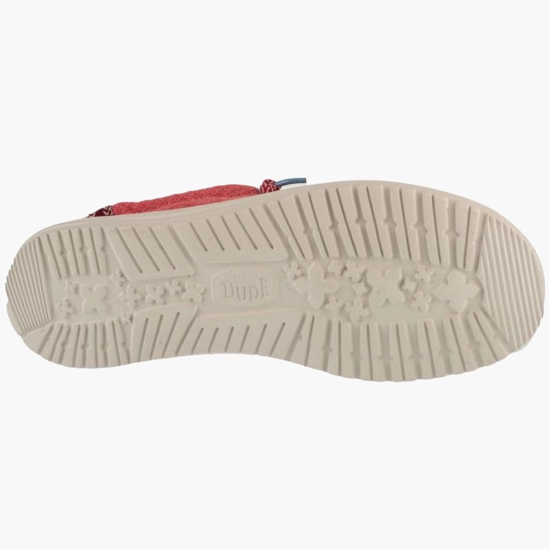 Мужская обувь Hey Dude Wally Jute M 43085-79B красный