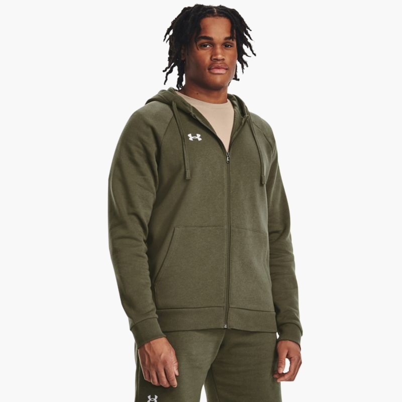 Under Armor Rival Fleece FZ Hoodie M 1379767 390