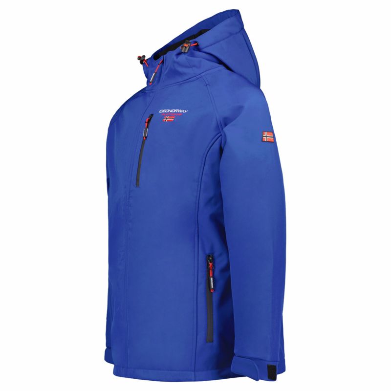 Geographical Norway Takito DB 009 M WY1163H/GN-ROYAL BLUE Softshell Jacket