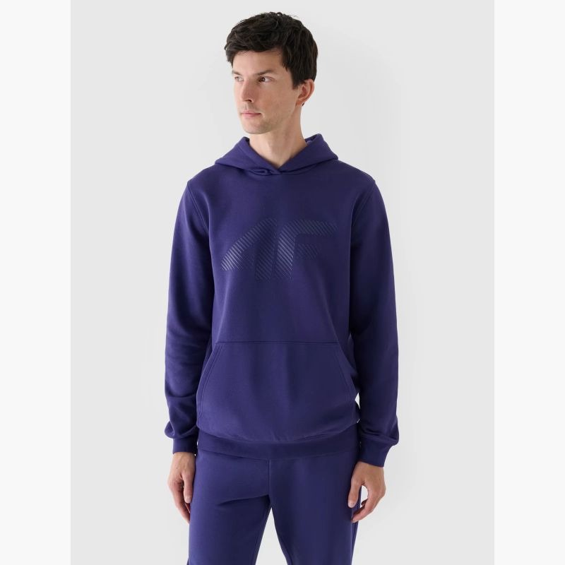 Men's sweatshirt with hood, open, 4F 4FWMM00TSWSM1766-31S
