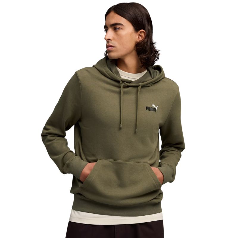 Meeste kapuutsiga pusa Puma ESS 2 Color Small No. 1 Logo olive 684719 81