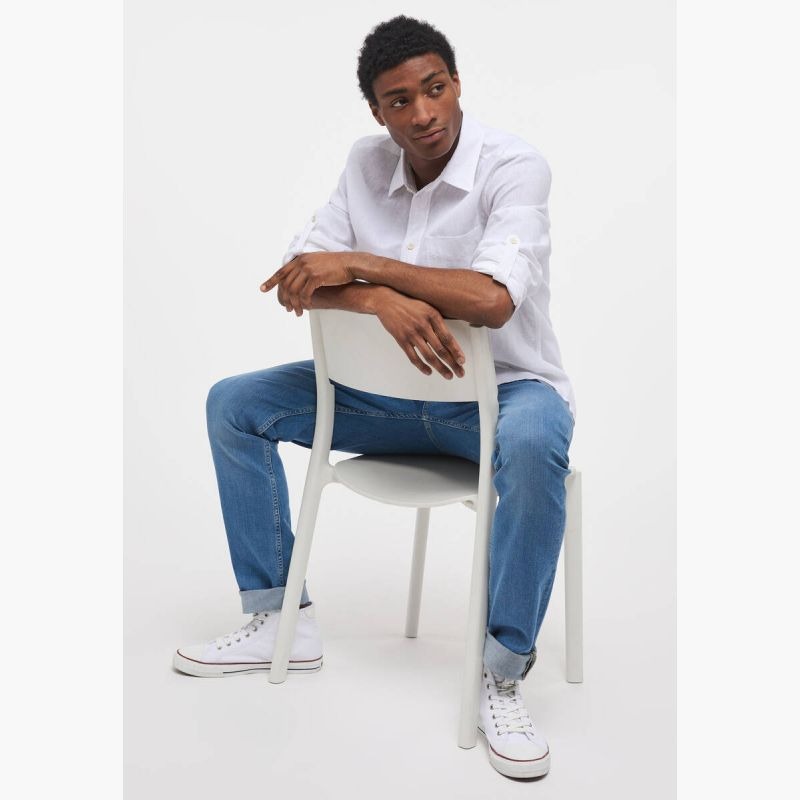 Mustang Clemens Linen Cotton Shirt M 1014356-2045