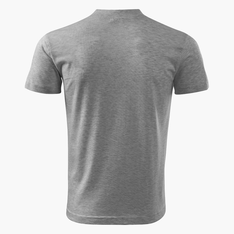 Malfini V-neck T-shirt M MLI-10212 dark gray melange