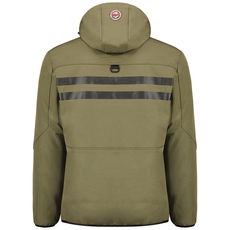 Geographical Norway Royaute DB 068 M WY1997H/GN-Kaki / Black Softshell Jacket