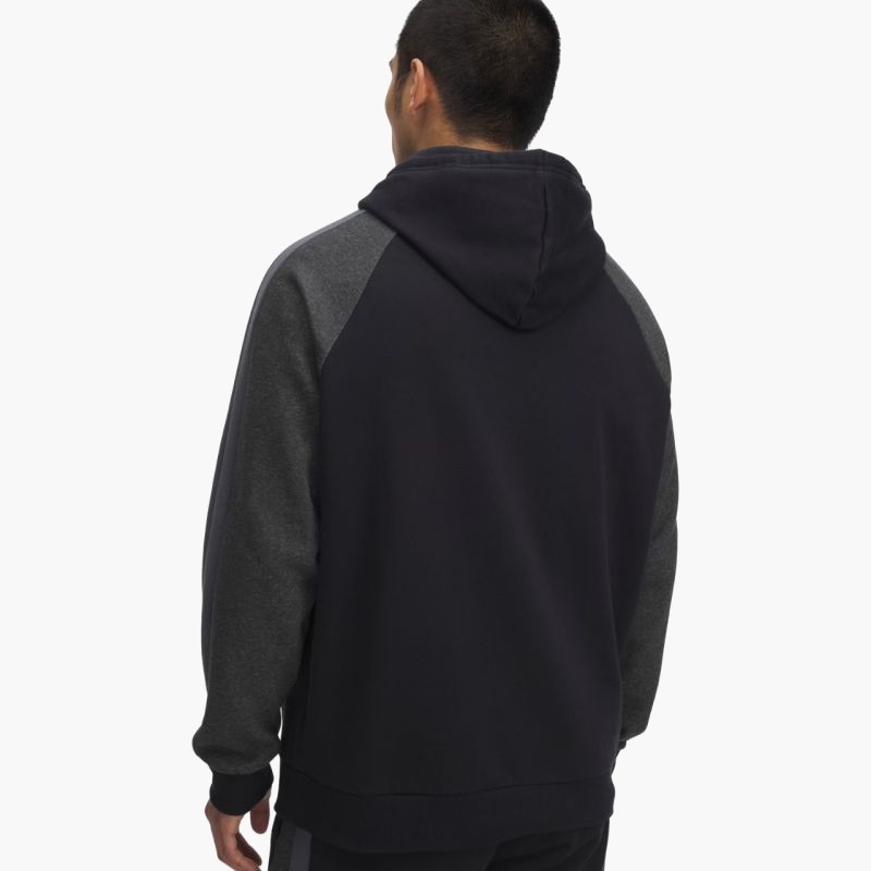 Мужская толстовка с капюшоном Under Armour Rival Fleece Colorblock 6003958 001 черный