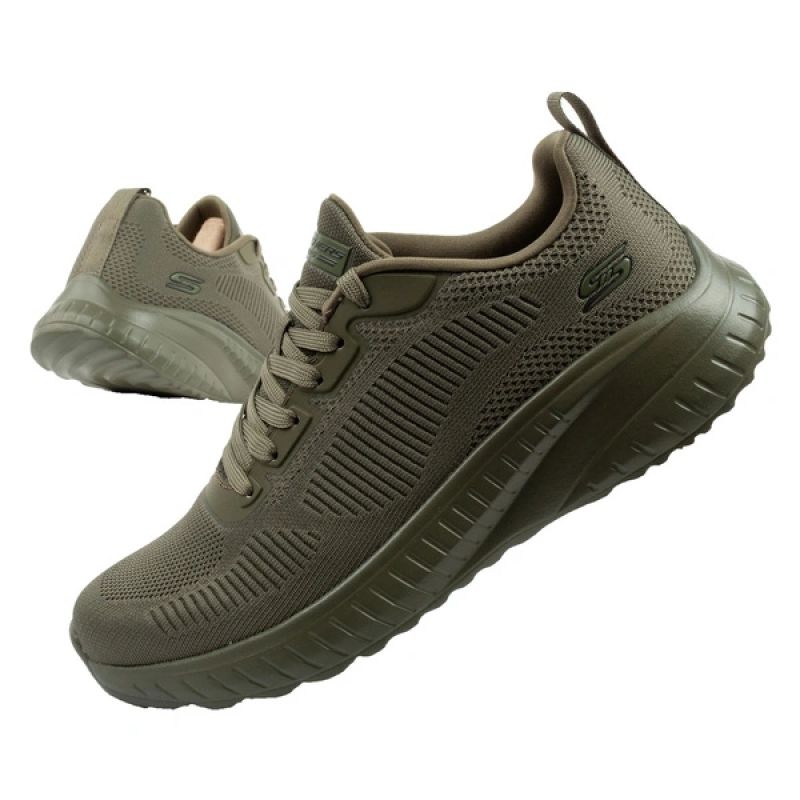 Meeste jalatsid Skechers Bobs Squad Chaos Sports Light Olive