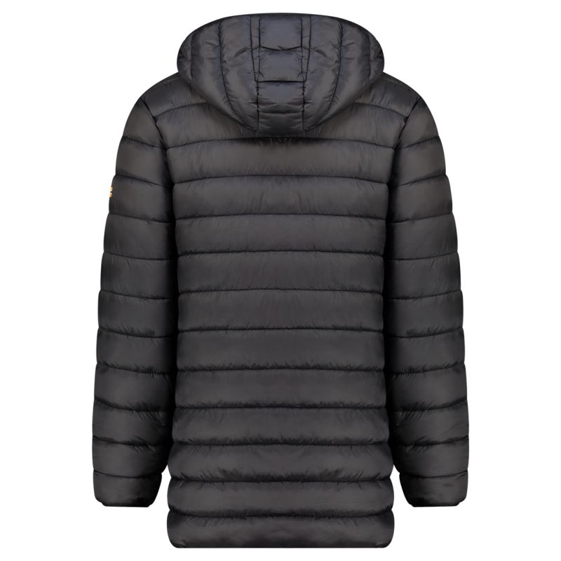 Geographical Norway men's jacket AMIGOMAP LONG HOOD DB BLACK MEN 233 BLACK (WZ5085H/GN-NOIR)