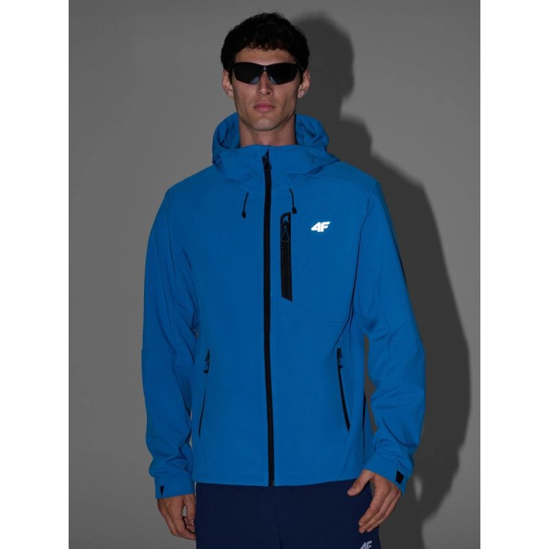 Men's windproof softshell jacket with 8000 membrane 4FRAW25TSOFM506-33S