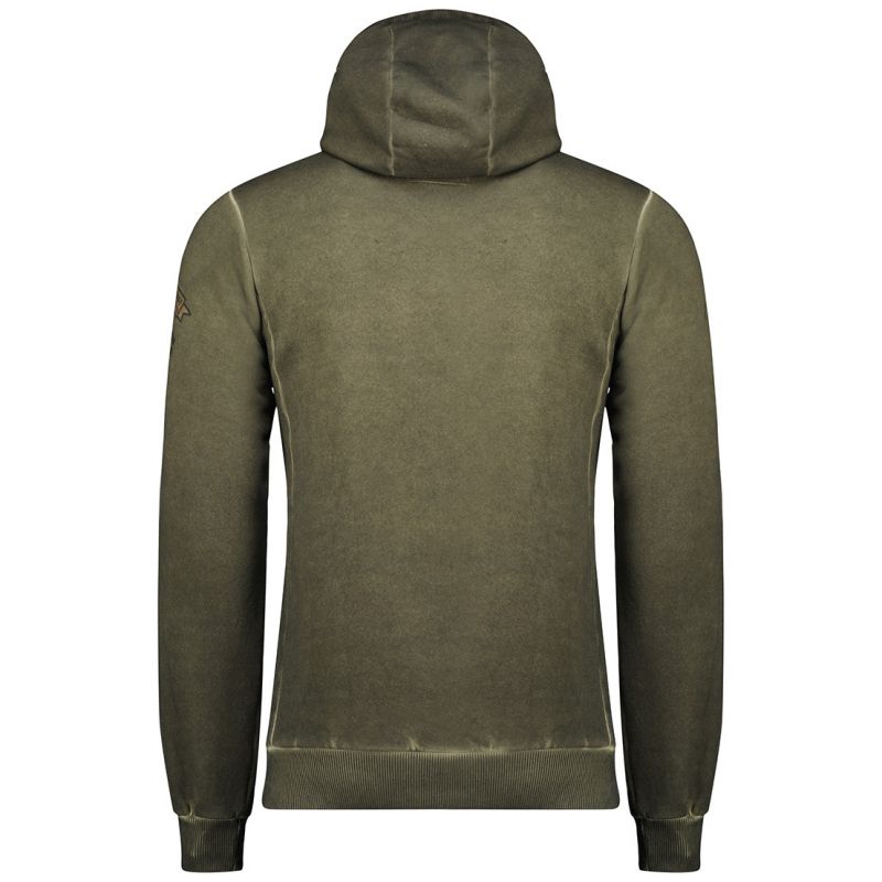 Geographical Norway Gymclass EO Tiedye Badge sweatshirt M WU8270H-GNO-KAKI