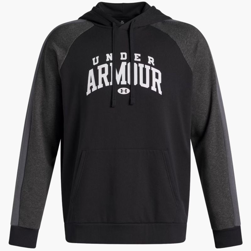 Мужская толстовка с капюшоном Under Armour Rival Fleece Colorblock 6003958 001 черный