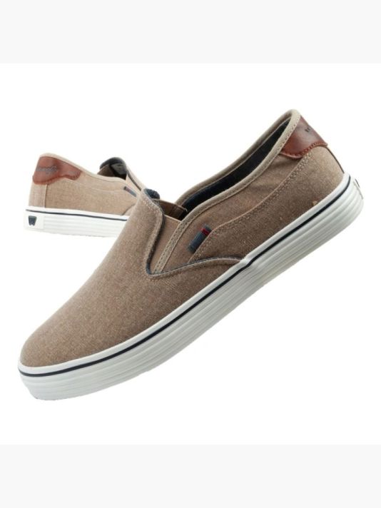 Meeste pruun jalatsid Wrangler Calypso sports Slip-On comfortable