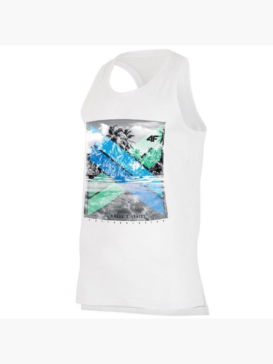 T-shirt 4F M H4L19-TSM025 10S white