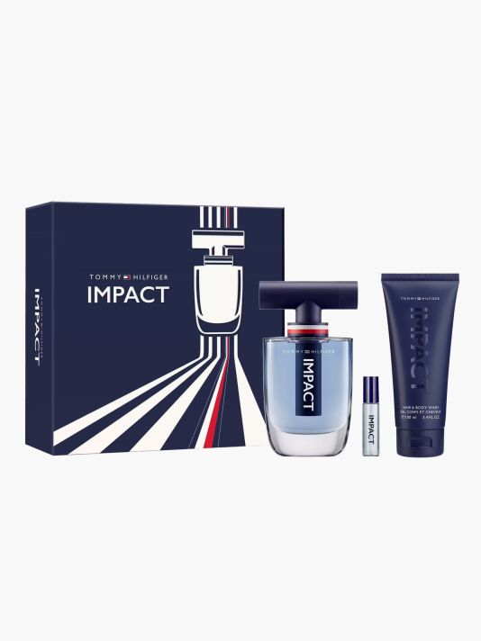Set Tommy Hilfiger: Impact, Eau De Toilette, For Men, 50 ml + Impact, Eau De Toilette, For Men, 4 ml + Impact, Shower Gel, Body