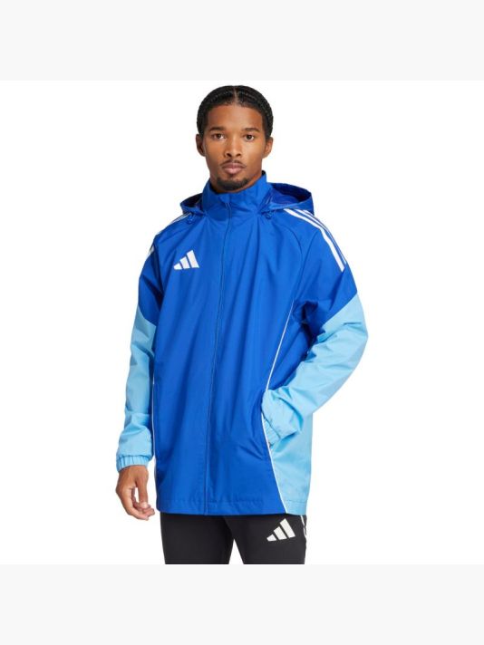 Men's adidas Tiro 25 Competition All-Weather Jacket Blue JI8930