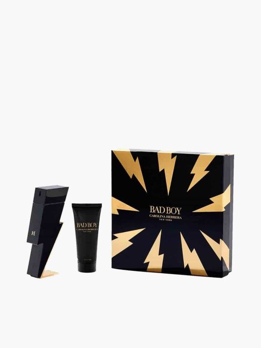 Set Carolina Herrera: Bad Boy, Shower Gel, For All Skin Types, 100 ml + Bad Boy, Eau De Toilette, For Men