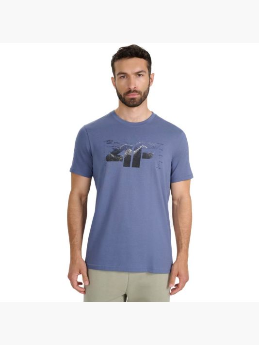 Men's T-shirt 4F M2359 denim 4FWAW25TTSHM2359 32S