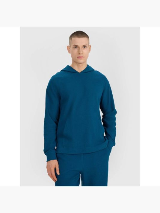 Men's sweatshirt with hood, open, 4F 4FWSS25TSWSM1558-46S
