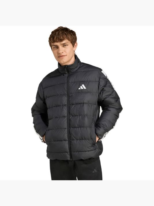 Men's adidas Essentials 3-Stripes Jacket Black JM8416
