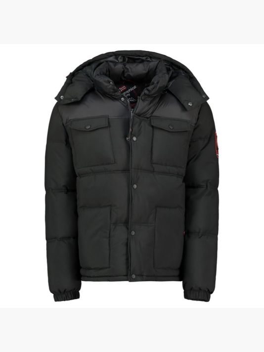 Geographical Norway men's jacket BAREDA DB BLACK MEN 096 BLACK (WY3882H/GN-NOIR)