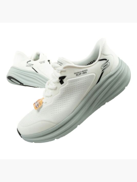 Meeste valge jalatsid Skechers Bobs Skillz SLIP-INS