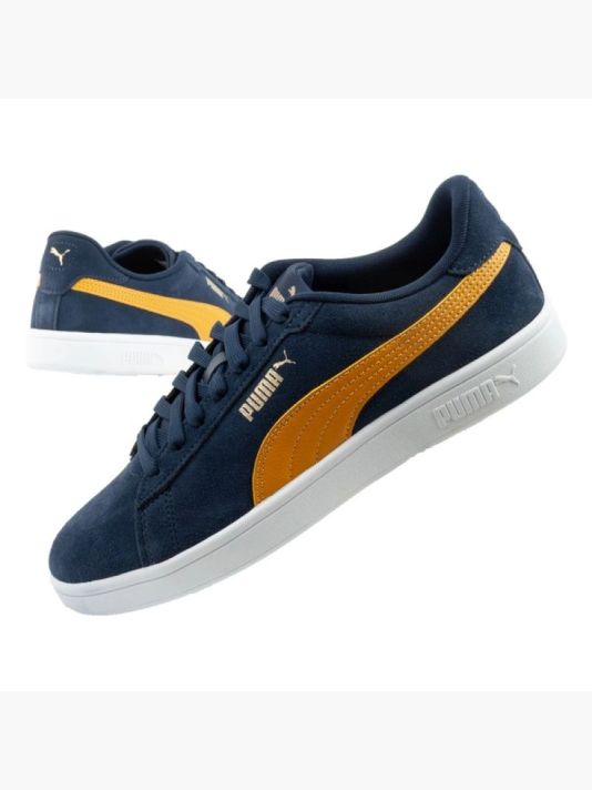 Мужская обувь Puma sports Smash 3.0 leather classic fashionable темно-синий