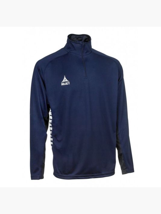 SELECT SPAIN 1/2 ZIP navy sweatshirt