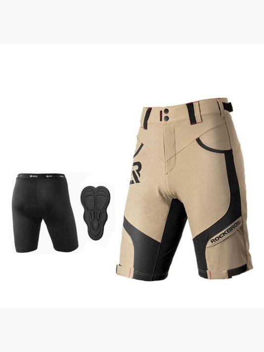 Meeste lühikesed püksid Rockbros Cycling 2in1 XL