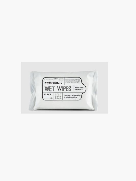 Ecooking, Ecooking, Aloe Vera Extract, Cleansing Wipes, For Face
