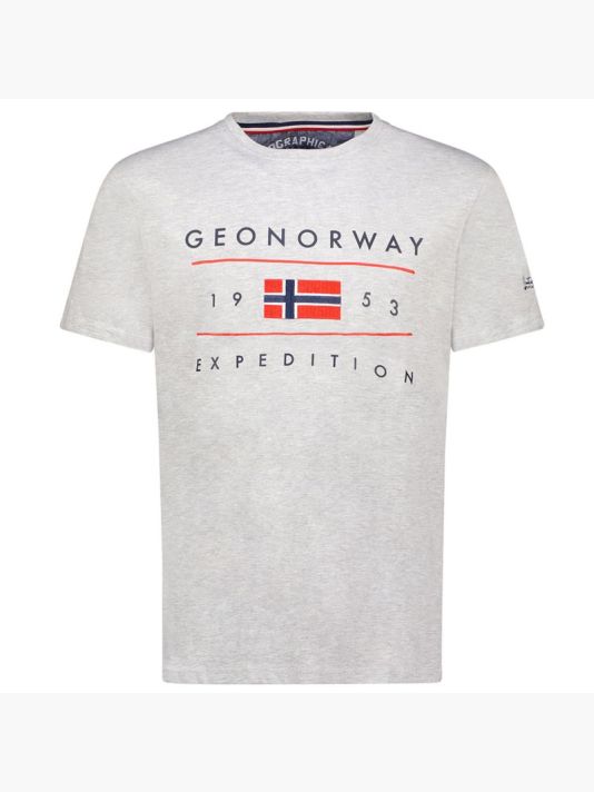 Geographical Norway Jezolo DB 254 M T-shirt SY9738H/GN-Blended Gray