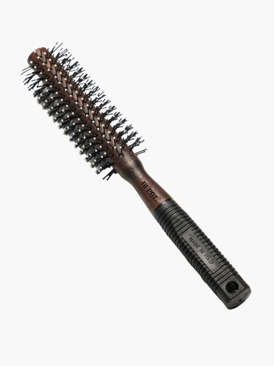 Depot, Accessories No. 724, Round, Hair Brush, Black/Brown, Size S, For Styling