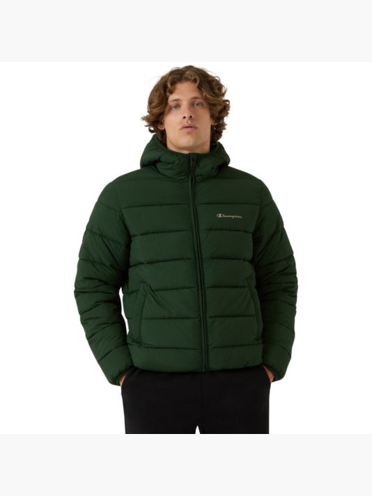 Champion Hooded Jacket Men's Green 221548 GS586