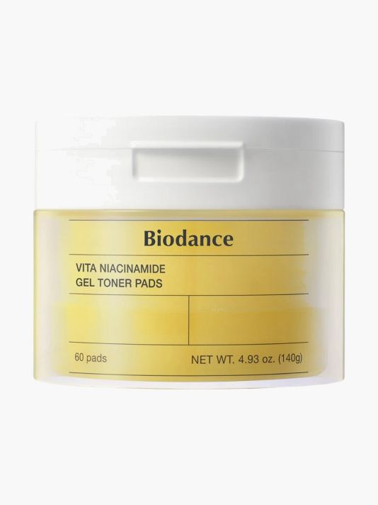 BIODANCE Vita Niacinamide Gel Toner Pads 60pcs
