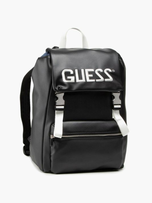Guess, Salameda, Textile Backpack, Black, For Men