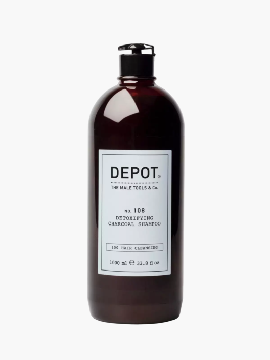 Depot, 100 Hair Cleansing No. 108, Charcoal, Hair Shampoo, Detoxifying