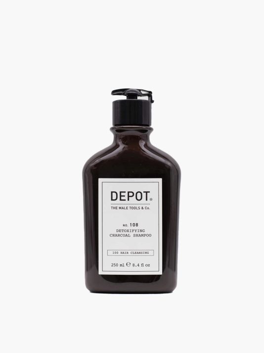 Depot, 100 Hair Cleansing No. 105, Charcoal, Hair Shampoo, For Detoxing