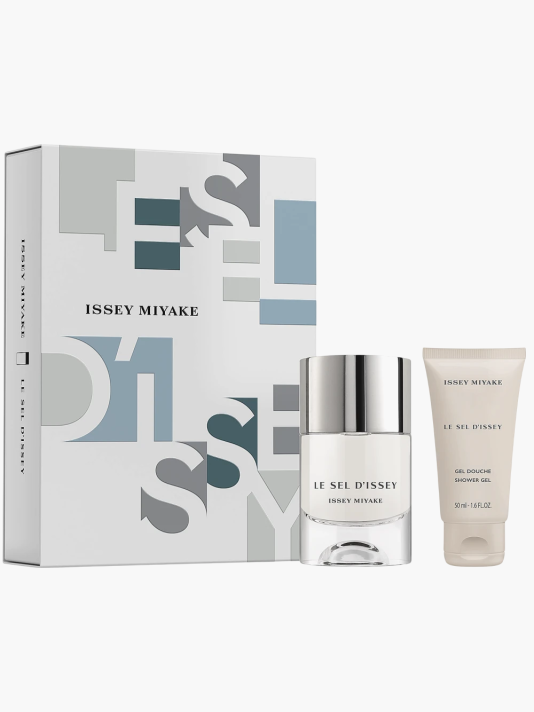 Set Issey Miyake: Le Sel D'Issey, Eau De Toilette, For Men, 50 ml + Le Sel D'Issey, Shower Gel, For All Skin Types